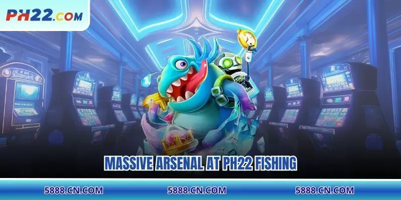 Massive arsenal at PH22 Fishing