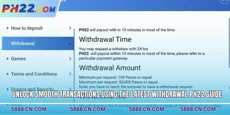 Withdrawal PH22