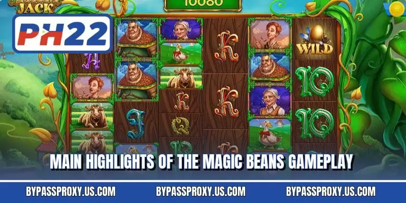 Main highlights of the Magic Beans gameplay